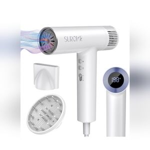 Blow Dryer,110000RPM High-Speed Brushless Motor, Fast-Drying Negative Ions